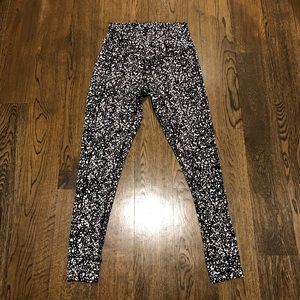 Reebok Lux High Rise Legging - Speckled Print